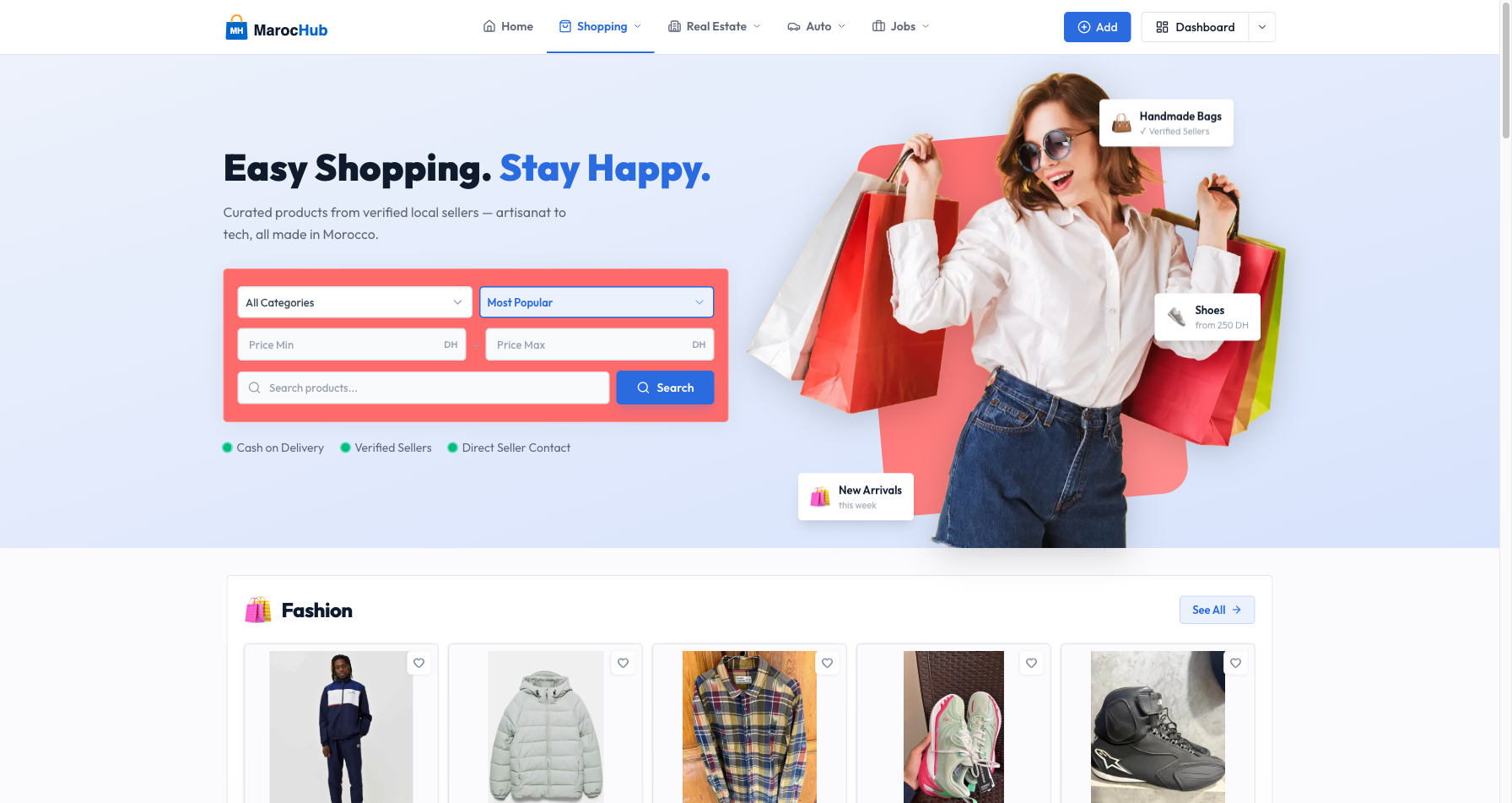 Decouvrez la boutique MarocHub — des milliers de produits vous attendent